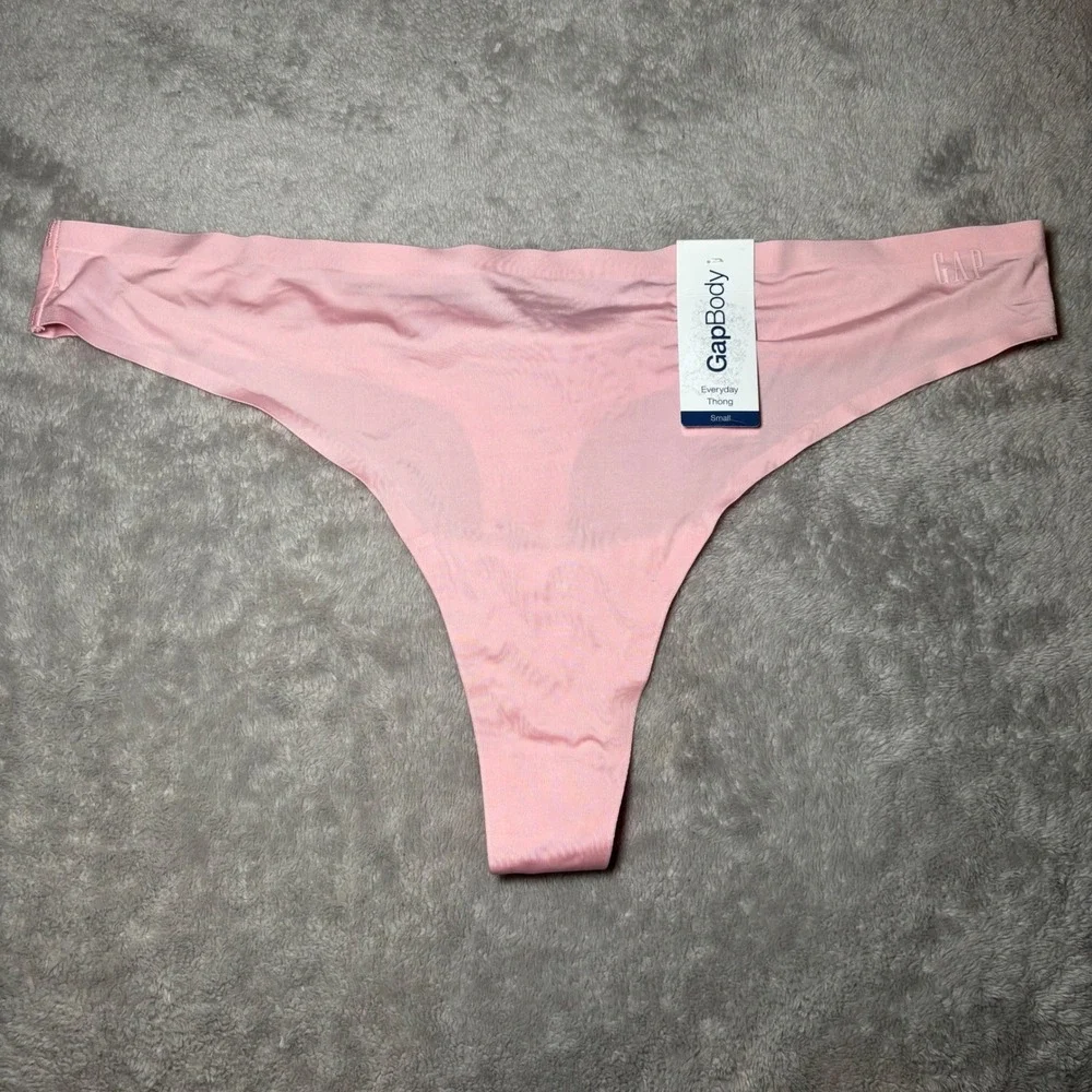 GapBody Everyday Thong Seamless Underwear Set of 6 Multi Color Small NWT